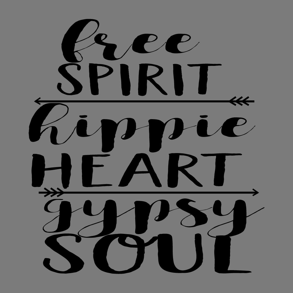FREE SPIRIT HIPPIE HEART - FUN - 196