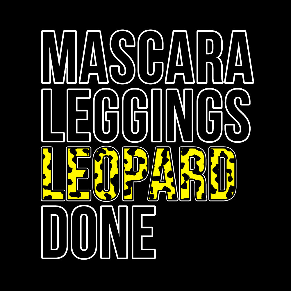 MASCARA LEGGINGS LEOPARD DONE - FUN - 135