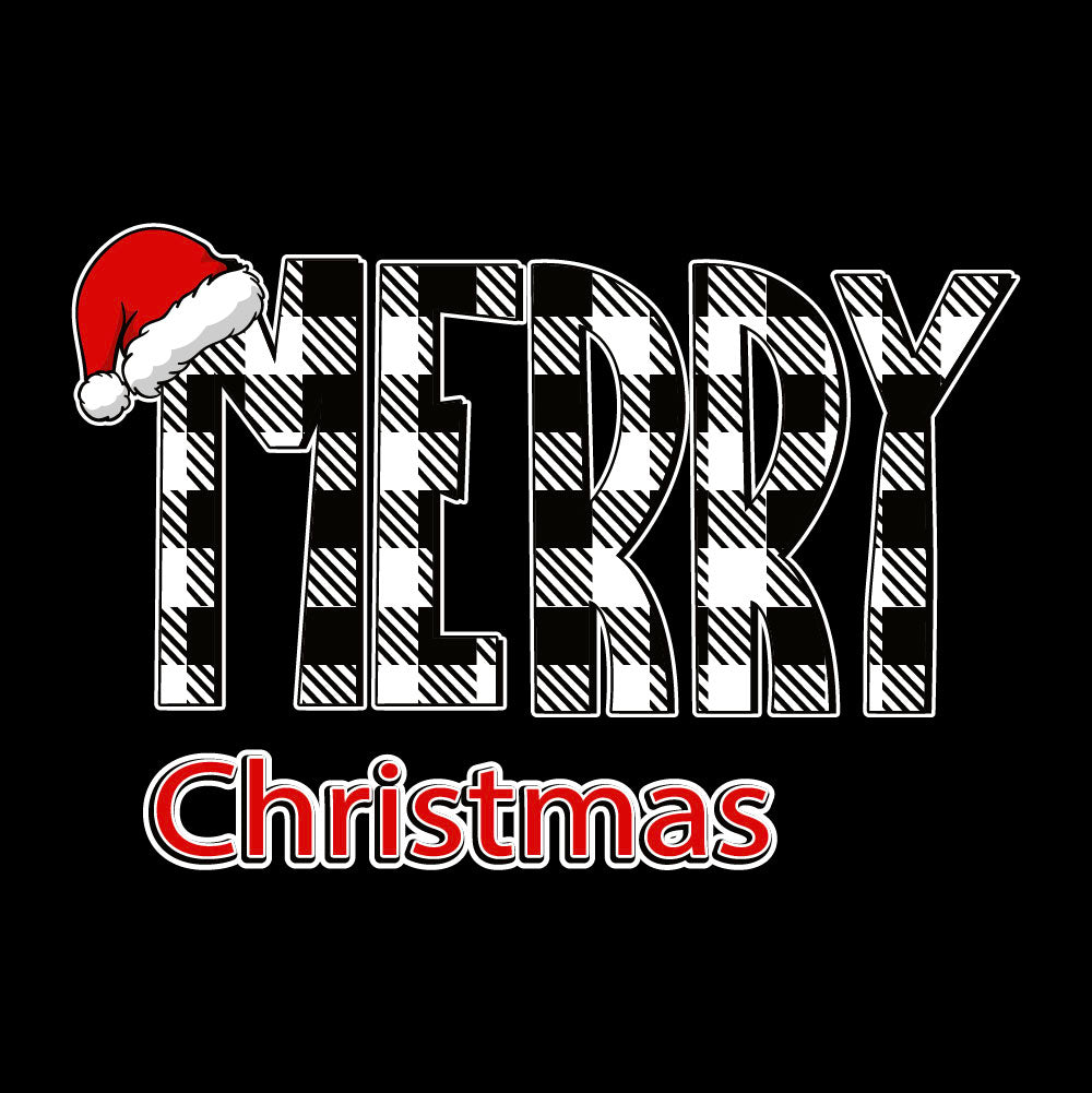 MERRY CHRISTMAS -Black & White XMS - 029  / Christmas
