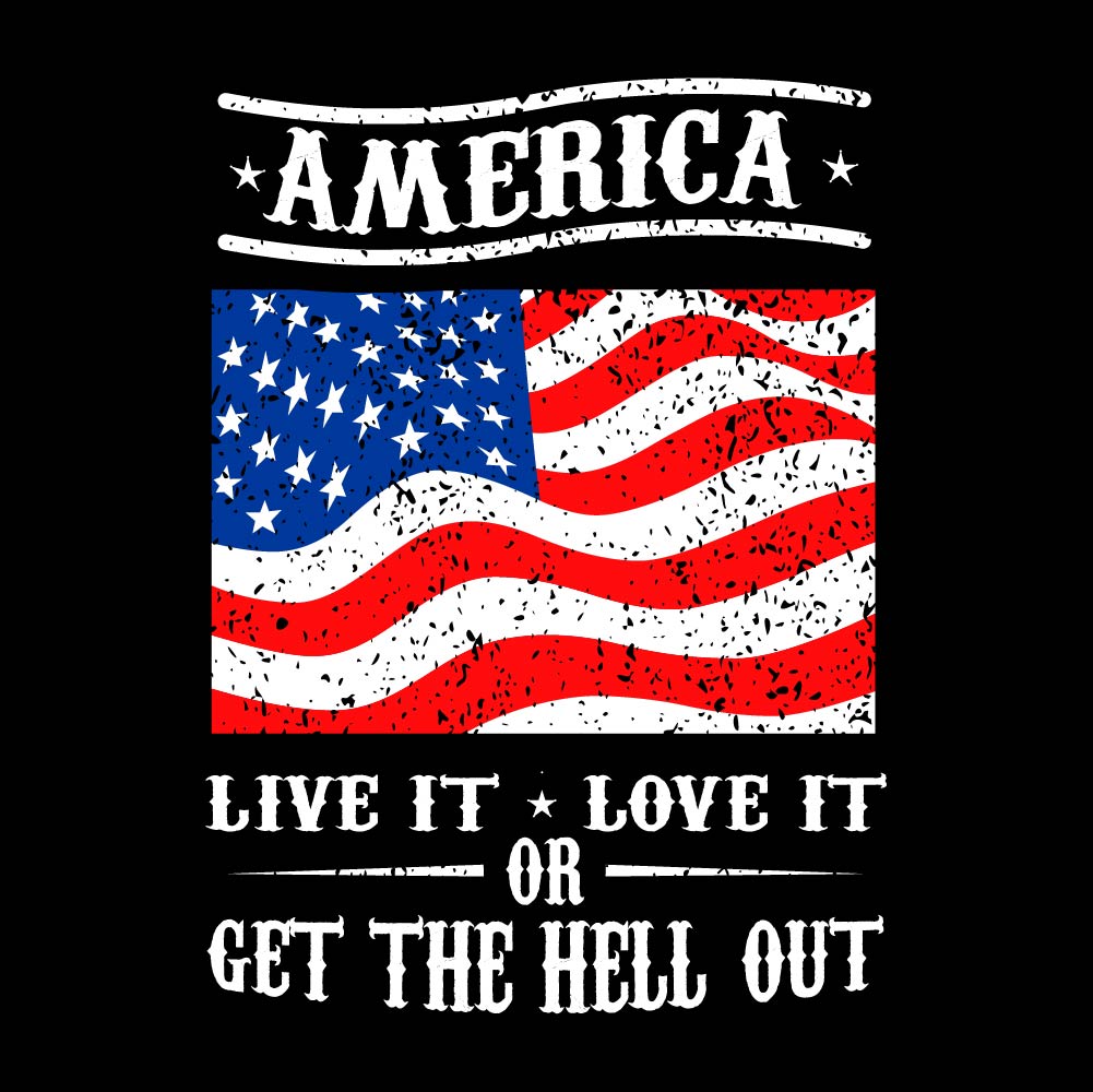 AMERICA LIVE IT LOVE IT - PK - USA - 003 USA FLAG