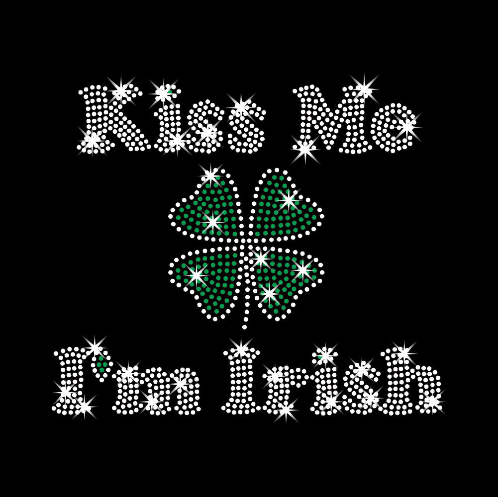 Kiss Me I'm Irish | Rhinestones - RHN - 103