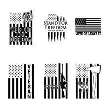 Load image into Gallery viewer, USA FLAG BLACK - PK - USA - 033
