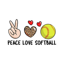 Load image into Gallery viewer, PEACE LOVE SOFTBALL - SPT - 091
