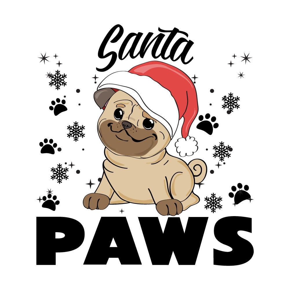 SANTA Cat Paws - XMS - 052  / Christmas