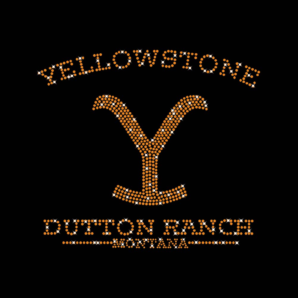 Dutton Ranch Montana | Rhinestones - RHN - 096