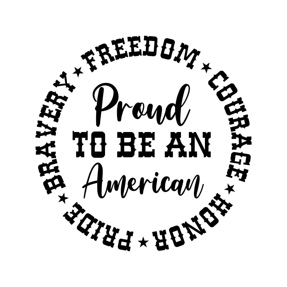 PROUD TO BE AN AMERICAN - USA - 186