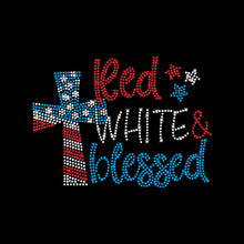 Load image into Gallery viewer, Red White &amp; Blessed | Rhinestones - RHN - 055
