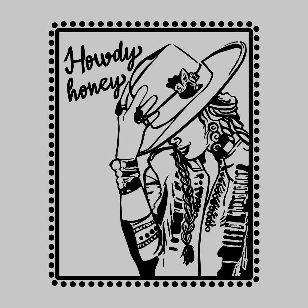 Howdy Honey Black White - STN - 106