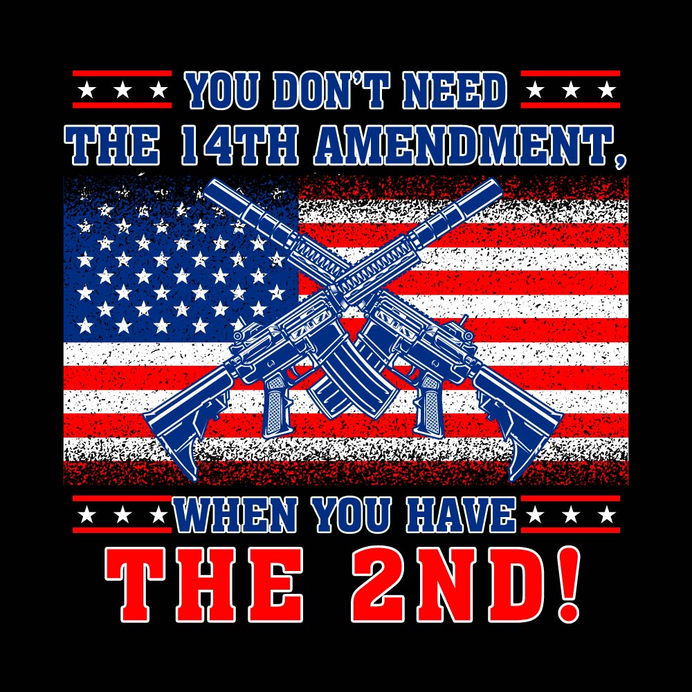 YOU DON'T NEED THE 14TH AMENDMENT - PK - USA - 024 USA FLAG