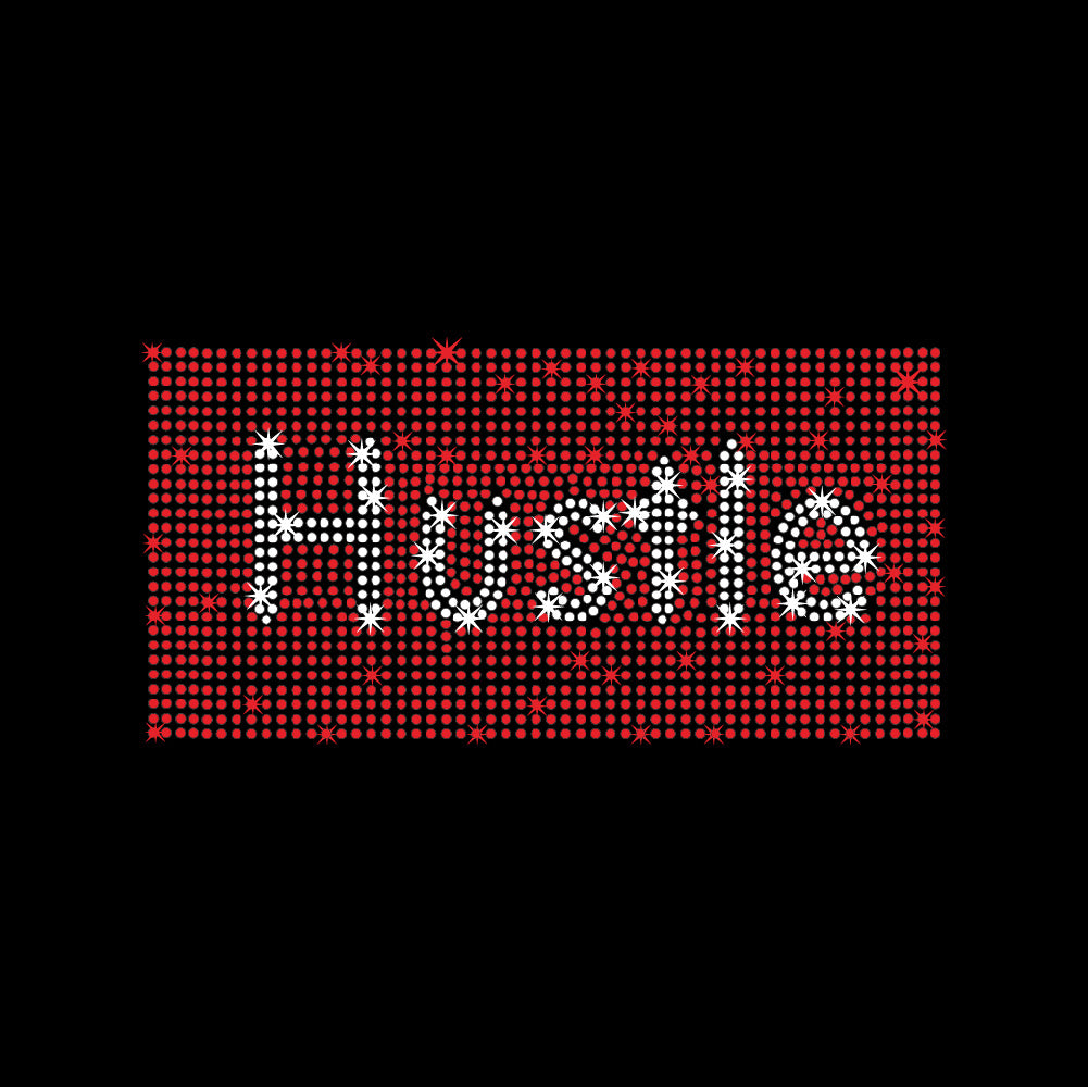 Hustle In Red | Rhinestones - RHN - 038