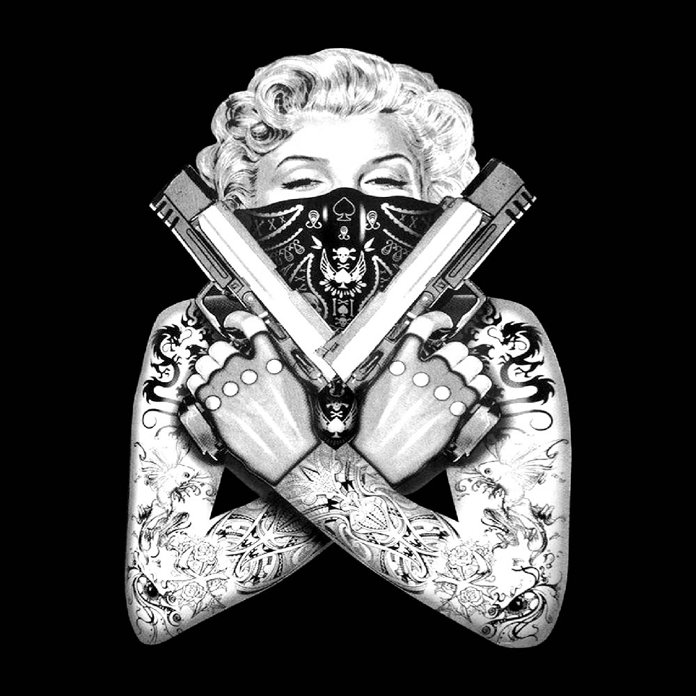 Marilyn Monroe Tattoos Gun - URB - 113