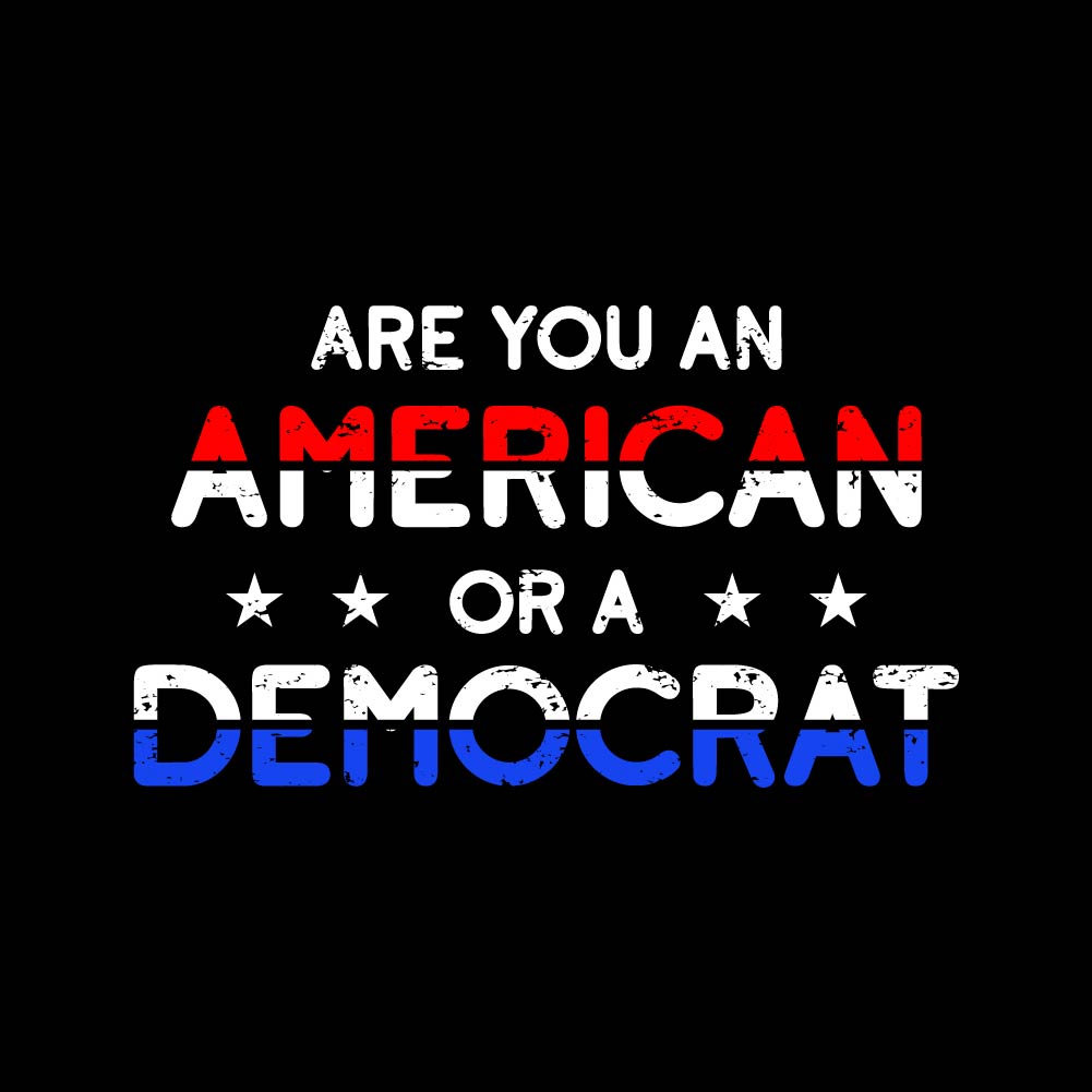 ARE YOU AN AMERICAN OR A DEMOCRAT - USA-226