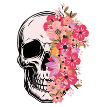 Load image into Gallery viewer, Half Flower Skull - STN - 092
