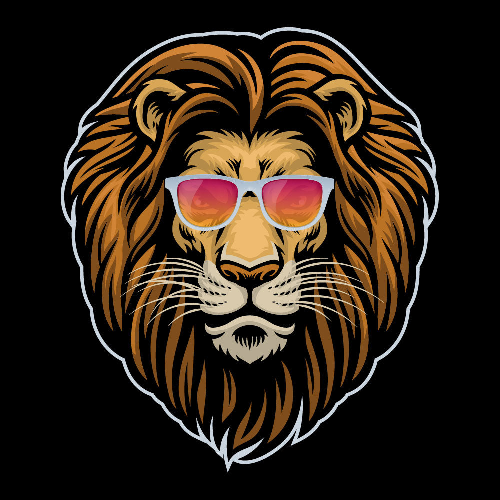 Lion Wears Sunglasses - ANM - 004