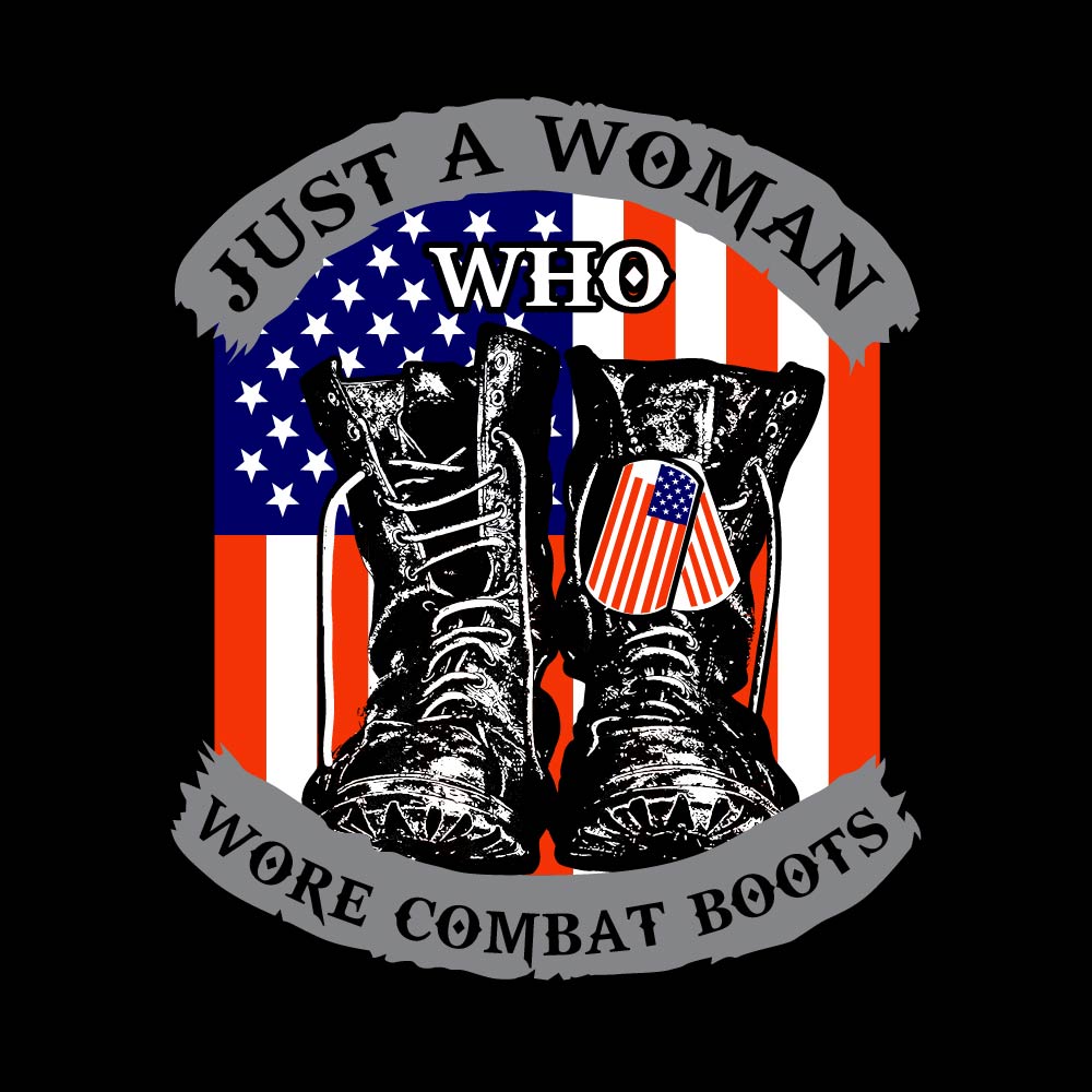 Just A Woman Who Wore Combat Boots - VAT - 005