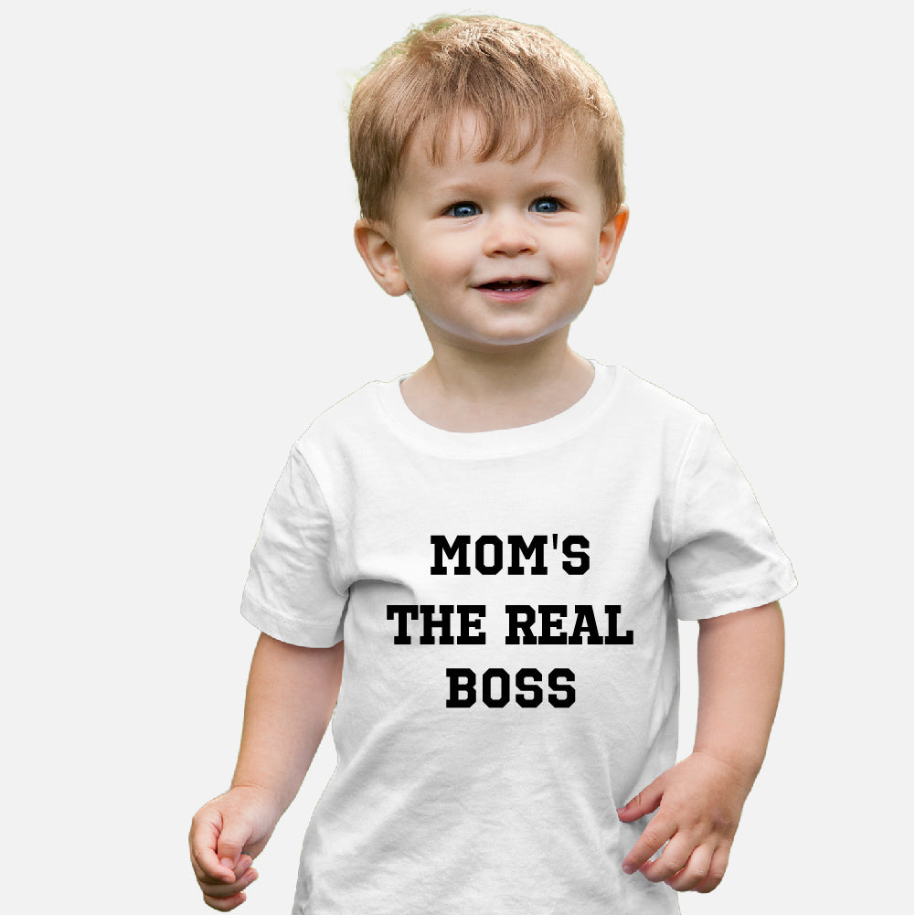MOM'S THE REAL BOSS  - Mother's Day - KID - 123