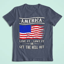 Load image into Gallery viewer, AMERICA LIVE IT LOVE IT - USA - 066 USA FLAG
