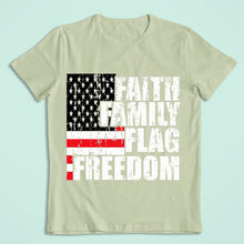 Load image into Gallery viewer, Faith Family Flag Freedom  - USA - 025
