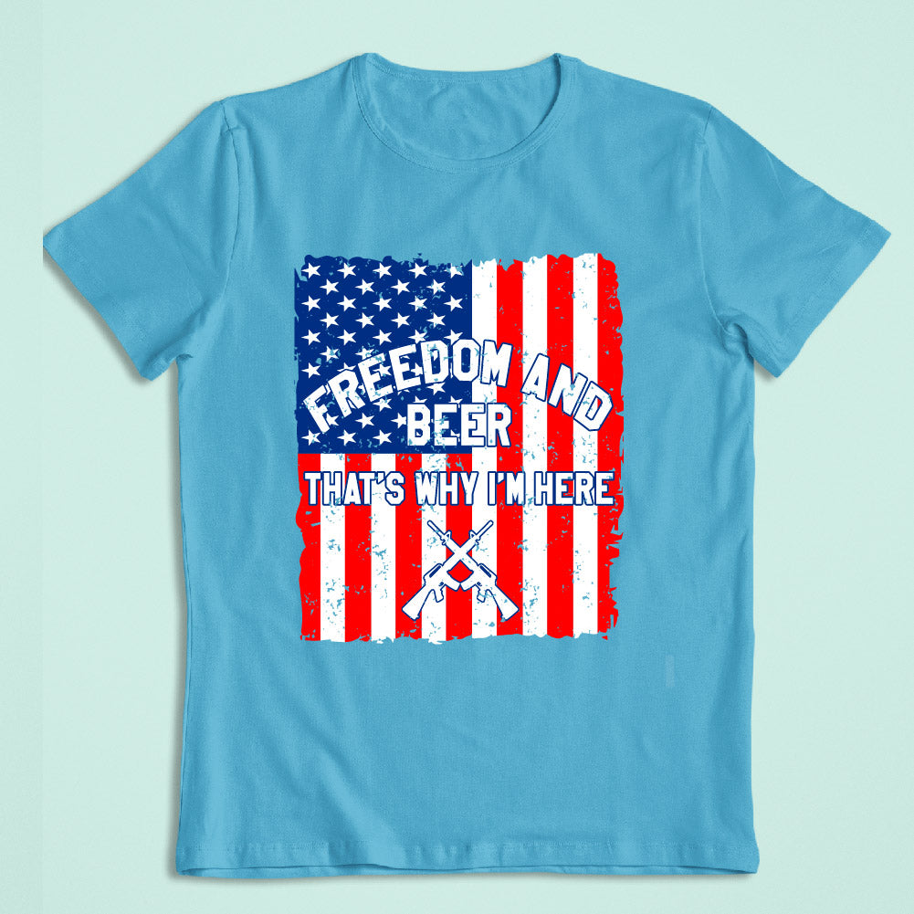 FREEDOM AND BEER - TRP - 062 USA FLAG