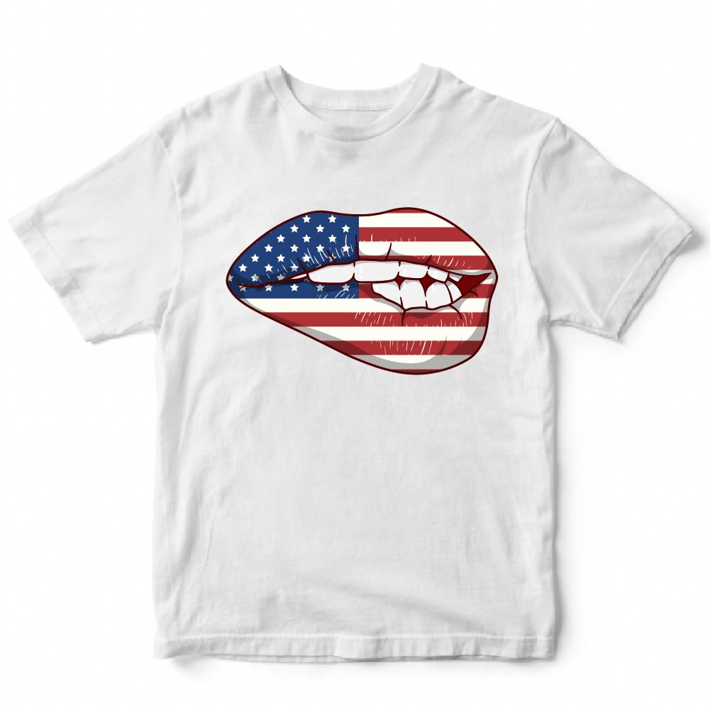 USA FLAG SEXY LIPS - USA - 187