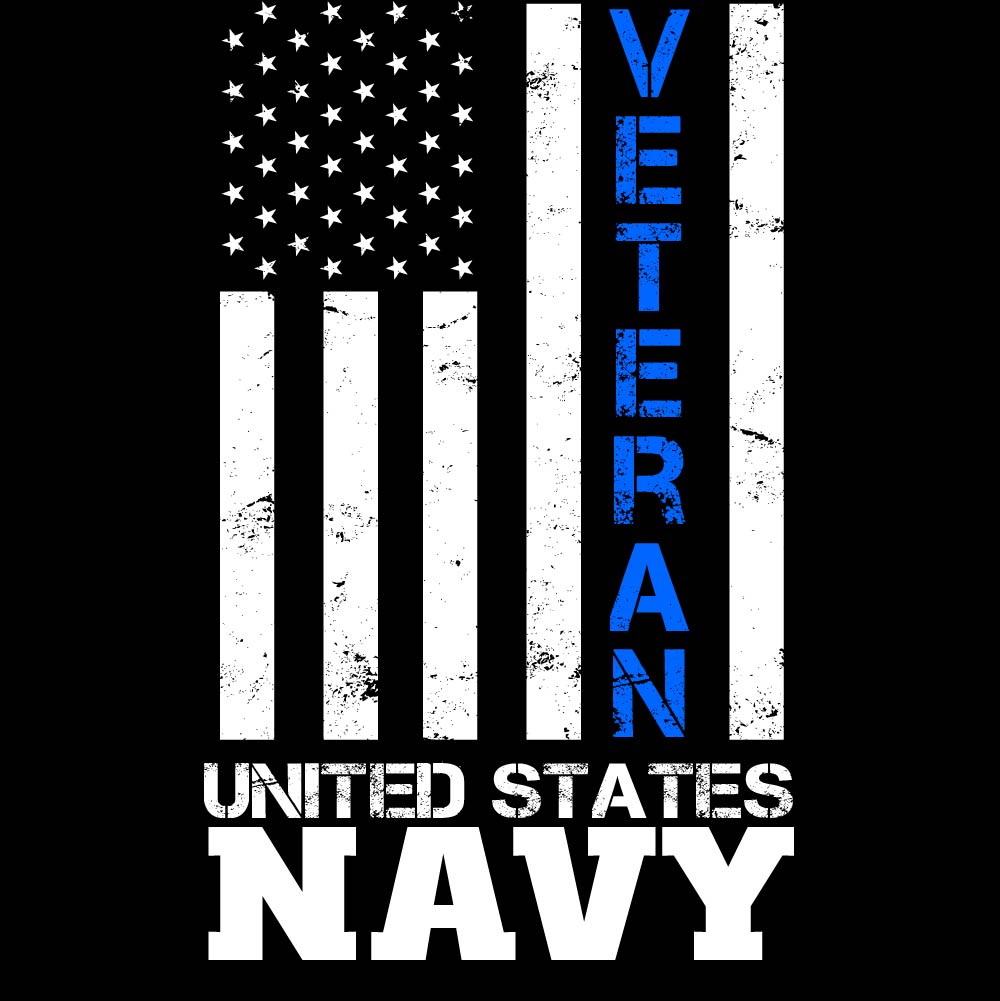 Veteran USA FLAG - United States Navy - VAT - 001