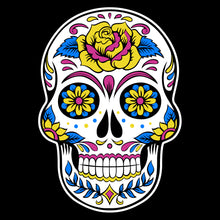 Load image into Gallery viewer, Yellow Blue Skull - SKU - 006
