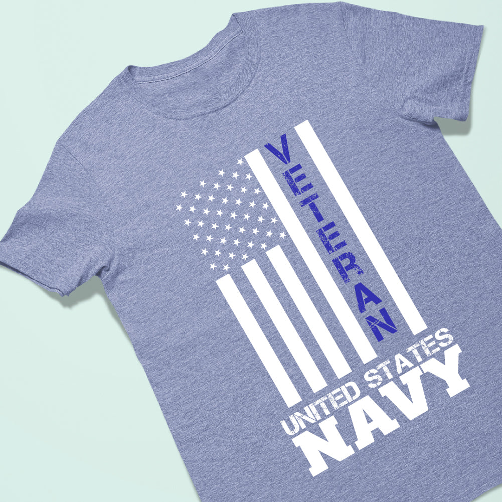 Veteran USA FLAG - United States Navy - VAT - 001