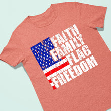 Load image into Gallery viewer, Faith Family Flag Freedom  - USA - 025
