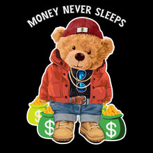 Load image into Gallery viewer, Money Never Sleeps Bear - URB - 079
