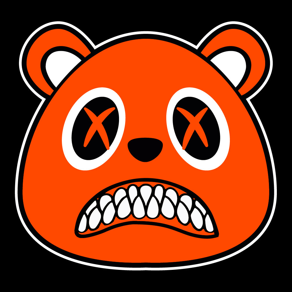 Orange Urban Face Bear - URB - 128