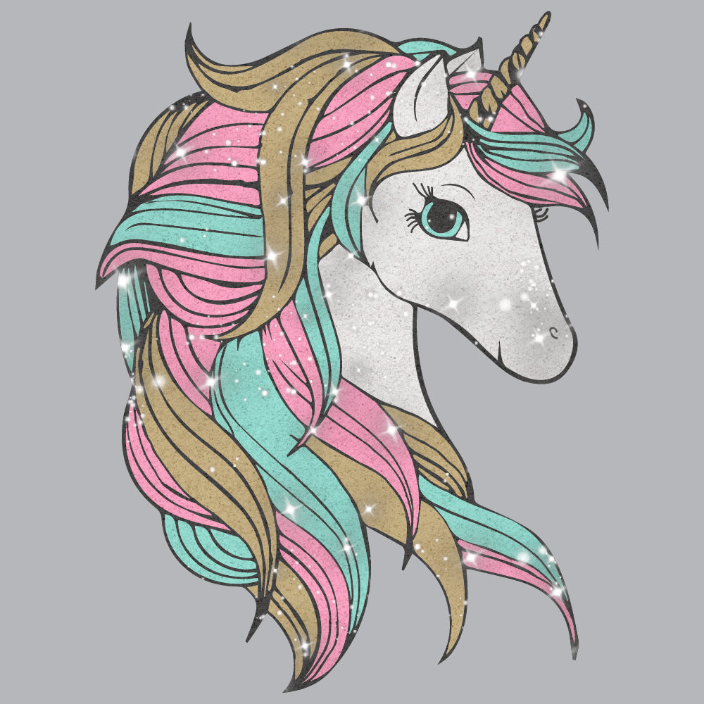 Unicorn With Hair | Glitter - GLI - 020