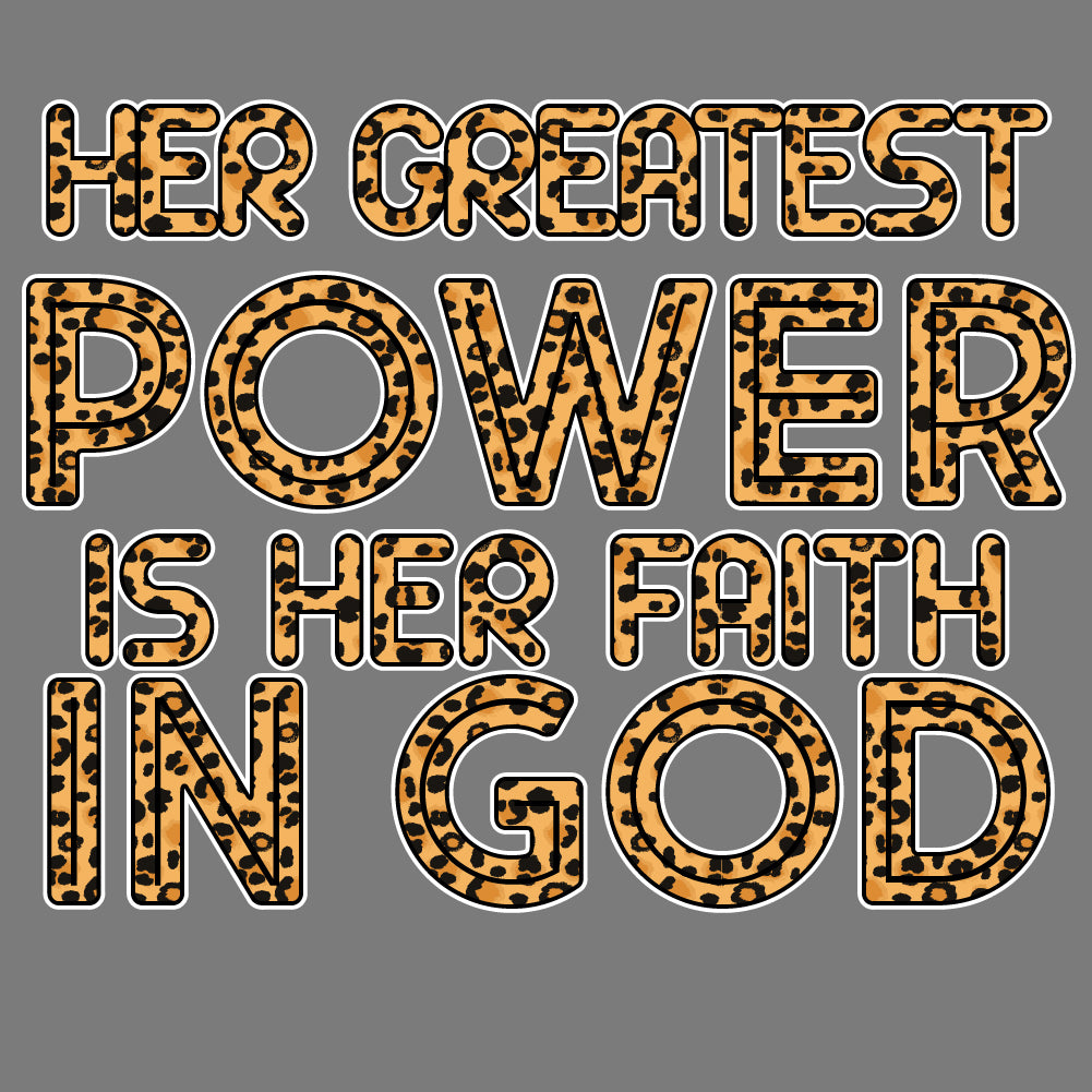 HER GREATEST POWER IN HER FAITH - CHR - 283