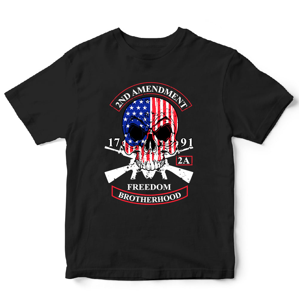 2nd Amendment - Freedom Brotherhood - USA - 034 USA FLAG