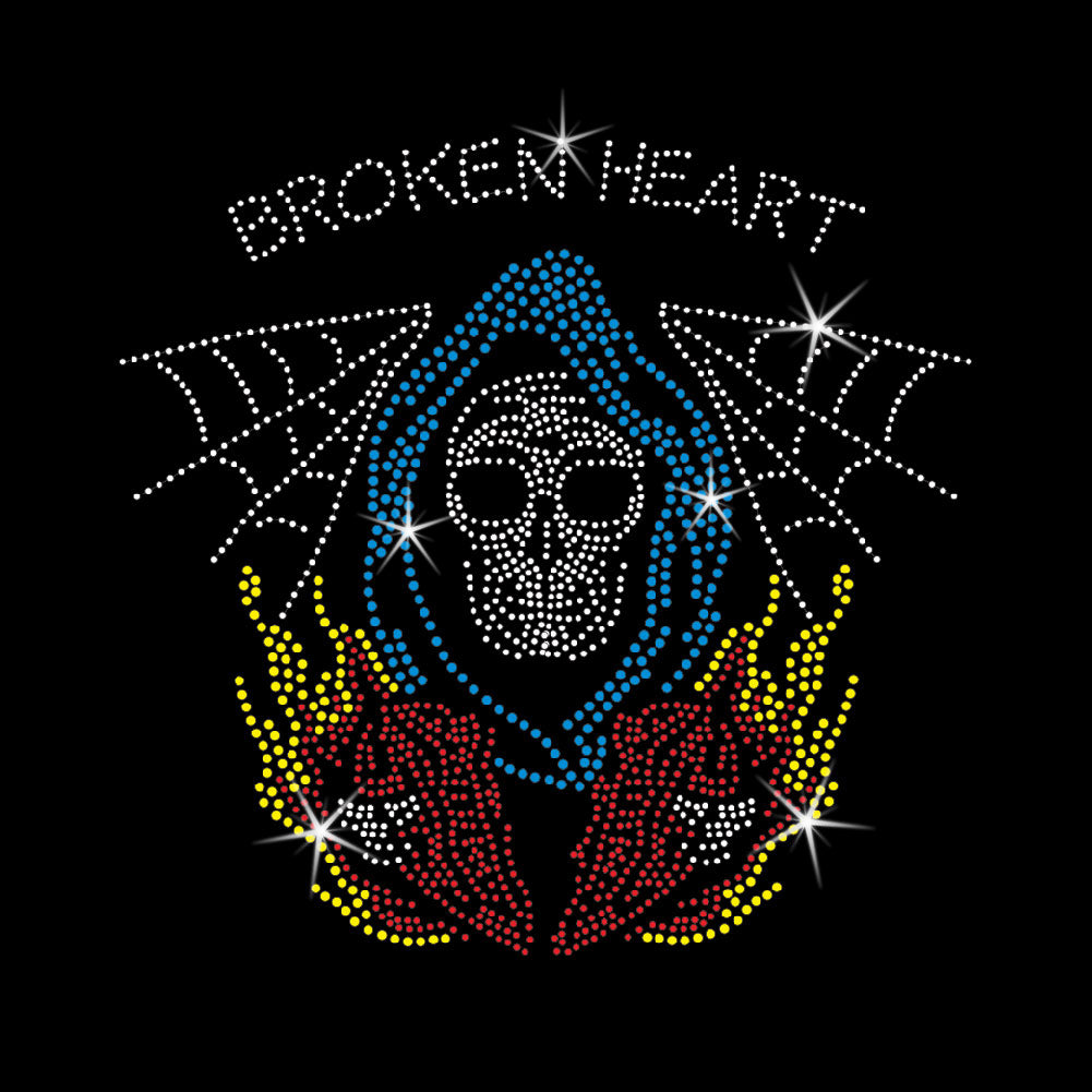 Broken Heart | Rhinestones - RHN - 040