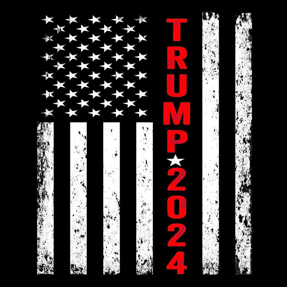 TRUMP 2024 - TRP - 027 USA FLAG