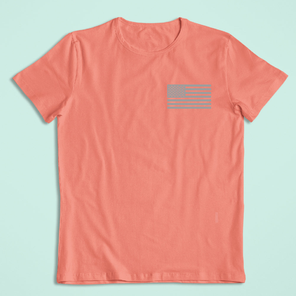 USA POCKET - GRAY - USA - 163 USA FLAG